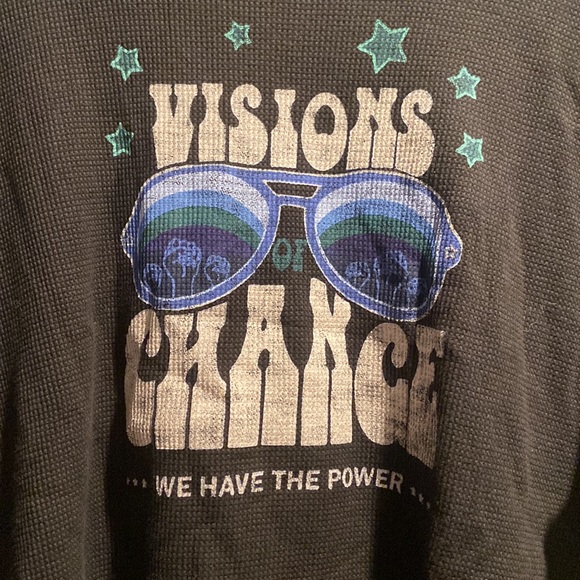 Dark grey long sleeve graphic shirt - Picture 2 of 4